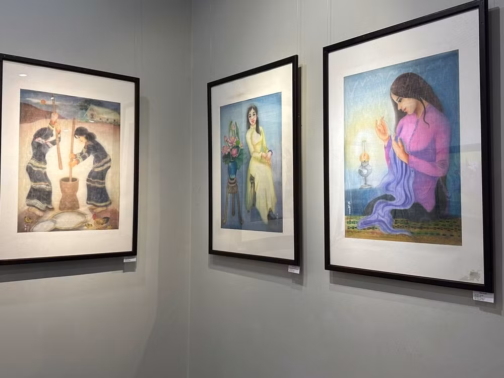 通过画作感受细腻柔和的女性之美 ảnh 1