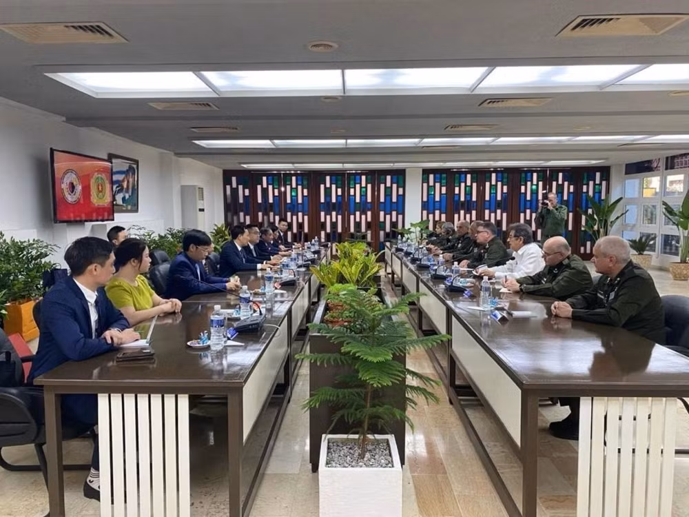 越古两国进一步促进安全合作 ảnh 1 越古两国进一步促进安全合作 ảnh 1