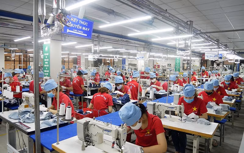 越南纺织品服装业努力保持增长态势 ảnh 1