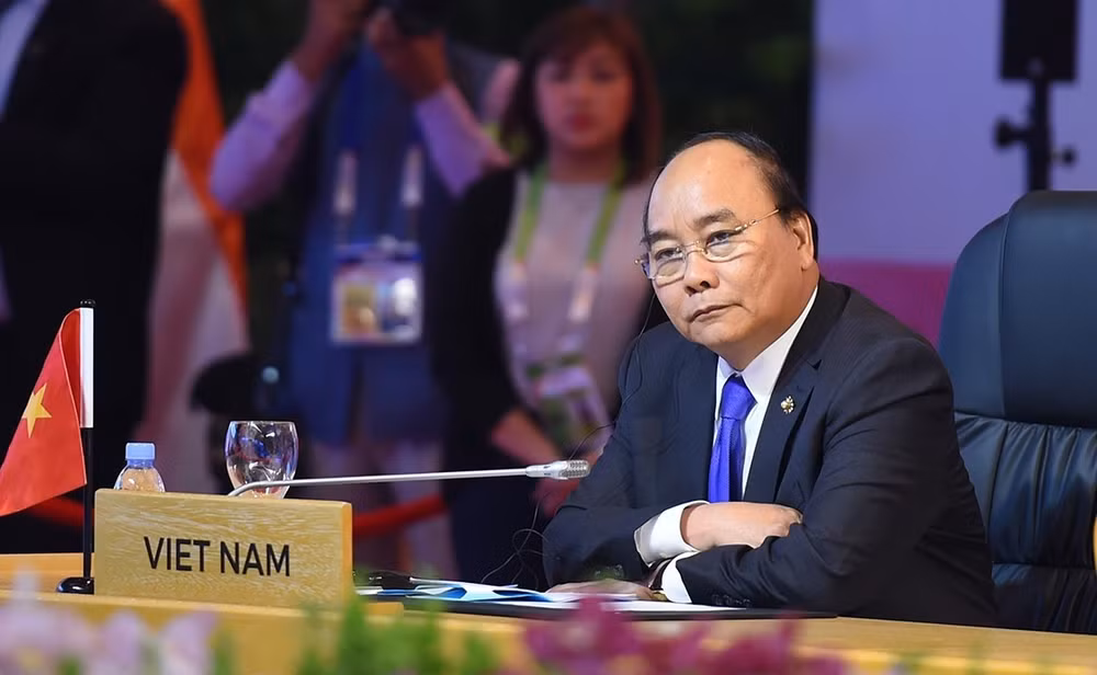 第31届东盟峰会：阮春福出席第15次东盟-印度领导人会议并致辞 ảnh 1