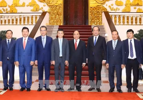 政府总理阮春福会见阿里巴巴总裁马云 ảnh 2