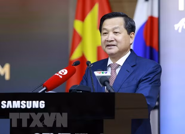 政府副总理黎明慨:三星力争成为越南优秀的人才培养中心 ảnh 1 政府副总理黎明慨:三星力争成为越南优秀的人才培养中心 ảnh 1