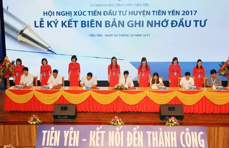 广宁省先安县引进投资资金达近1万亿越盾 ảnh 1