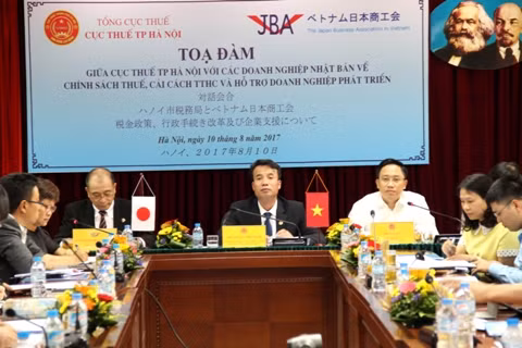 河内市向越南日资企业分享税务政策与法律的相关信息 ảnh 1