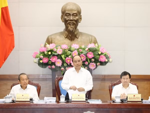 越南政府总理召开政府立法工作专题会议 ảnh 1 越南政府总理召开政府立法工作专题会议 ảnh 1
