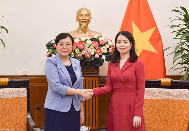 越南外交部副部长阮明姮会见中国重庆市政府副市长张国智 ảnh 1 越南外交部副部长阮明姮会见中国重庆市政府副市长张国智 ảnh 1