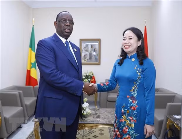 法语国家组织峰会：武氏映春会见各国领导人 ảnh 1