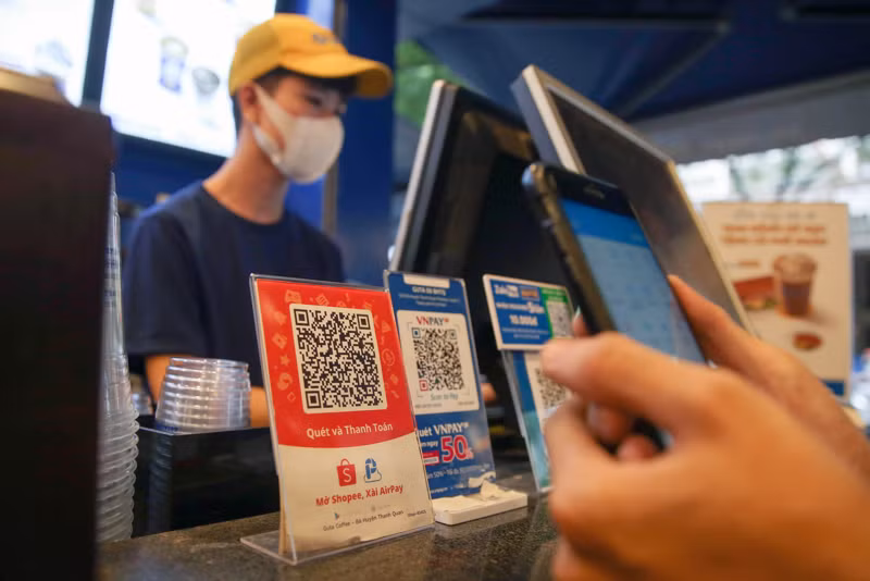 手机和二维码支付交易量实现突破性增长 ảnh 2