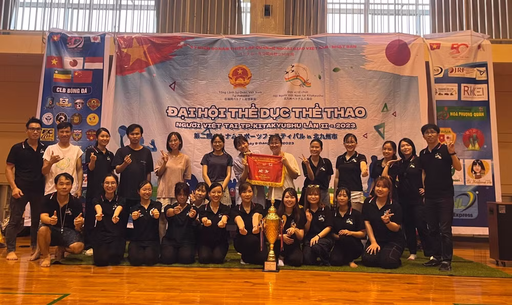 2023年日本九州地方越南人体育大会热闹非凡 ảnh 1