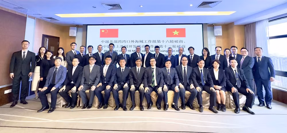 越中举行北部湾湾口外海域工作谈判 ảnh 1