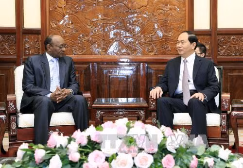 陈大光主席会见苏丹驻越大使 ảnh 1 陈大光主席会见苏丹驻越大使 ảnh 1