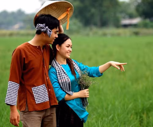 越南京族妇女的传统服装 ảnh 3