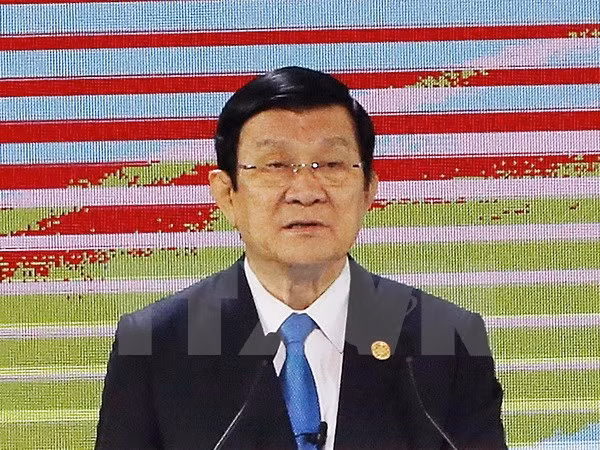 张晋创主席会见菲越友好协会主席 ảnh 1