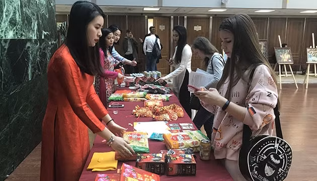 越南文化节在莫斯科国立国际关系学院举行 ảnh 1 越南文化节在莫斯科国立国际关系学院举行 ảnh 1