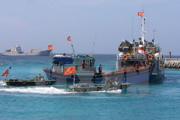 越南清化省加大对边界与海岛地区干部及居民的法律宣传力度 ảnh 1
