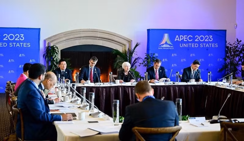 越南财政部长胡德福出席APEC财长非正式会议并发表重要讲话 ảnh 1 越南财政部长胡德福出席APEC财长非正式会议并发表重要讲话 ảnh 1