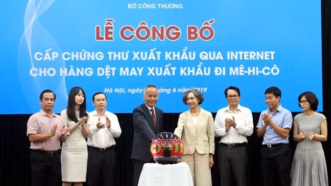 越南为按照CPTPP出口墨西哥的纺织品颁发电子证书 ảnh 1