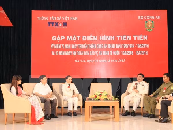 越通社与公安部加强合作与交流 ảnh 1