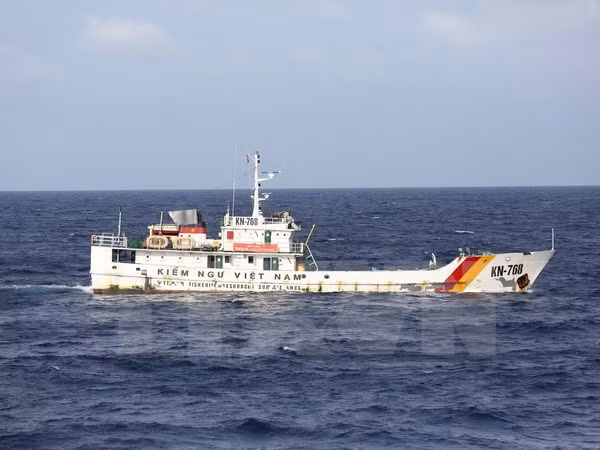 越南政府接受日本政府援助的渔检船 ảnh 1
