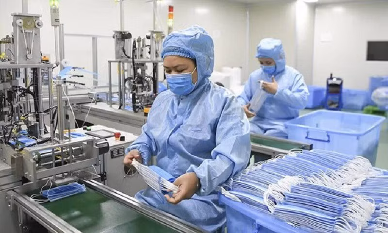 今年前8个月越南对外出口超8.46亿只口罩 ảnh 1 今年前8个月越南对外出口超8.46亿只口罩 ảnh 1