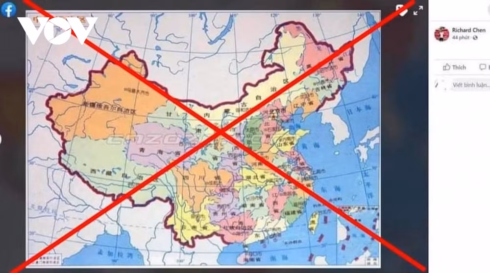 一名外籍男士因在社交网上散发标注错误国家主权的越南地图而受处罚 ảnh 1 一名外籍男士因在社交网上散发标注错误国家主权的越南地图而受处罚 ảnh 1
