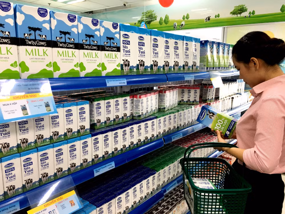 VINAMILK 对43个国家和地区出口产品 ảnh 1