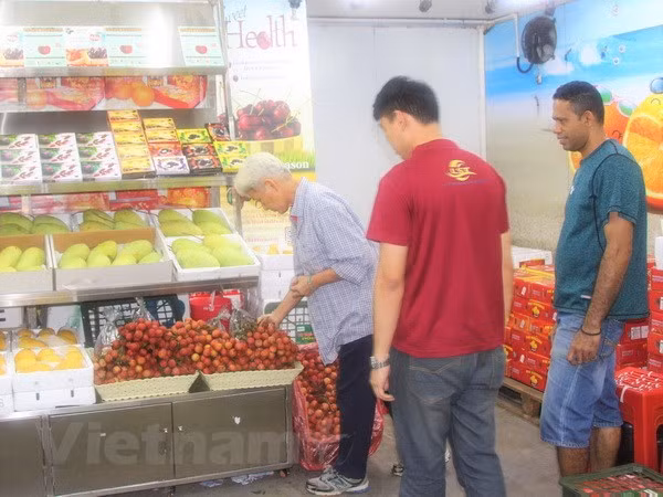 越南荔枝颇受马来西亚消费者的青睐 ảnh 1