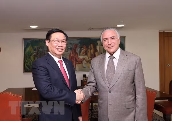 越南政府副总理王廷惠对巴西进行正式访问 ảnh 1