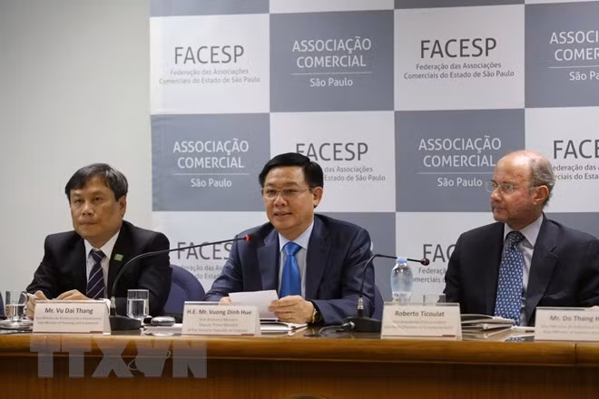 王廷惠出席越南巴西企业家论坛 促进越巴两国贸易投资合作 ảnh 1