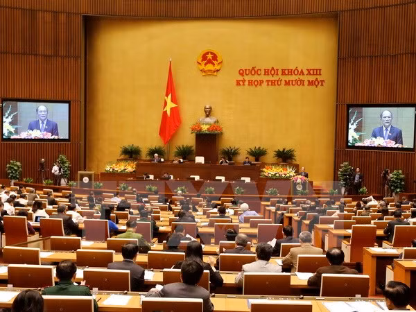 越南第十三届国会第十一次会议发表第十号公报 ảnh 1 越南第十三届国会第十一次会议发表第十号公报 ảnh 1