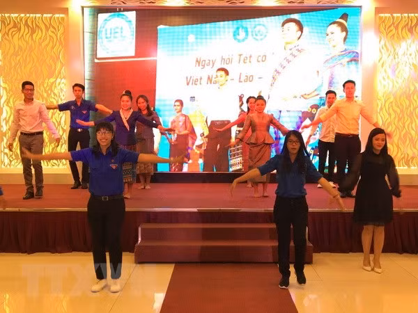 越老柬三国留学生举行交流会 ảnh 1