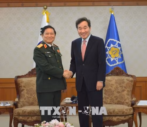 越南与韩国签署防务合作共同愿景声明 ảnh 1 越南与韩国签署防务合作共同愿景声明 ảnh 1