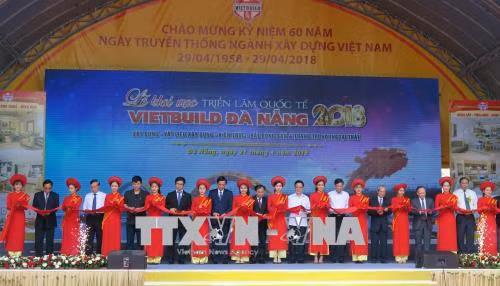 2018年越南岘港市国际建材展览会在岘港市拉开序幕 ảnh 1