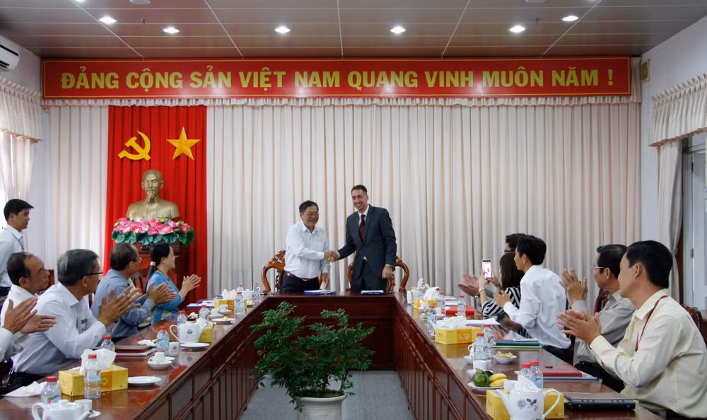 后江省两家太阳能发电厂项目将于今年年底开工 ảnh 1