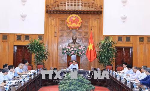 越南政府总理阮春福主持越南与欧盟贸易合作会议 ảnh 1