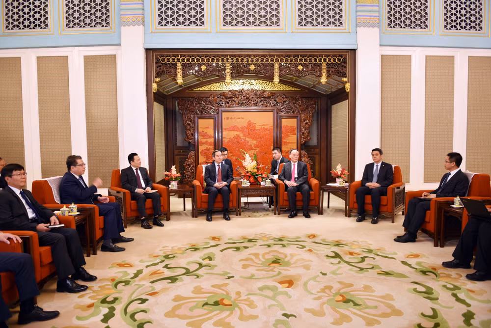 越南共产党代表团对中国进行工作访问 ảnh 2
