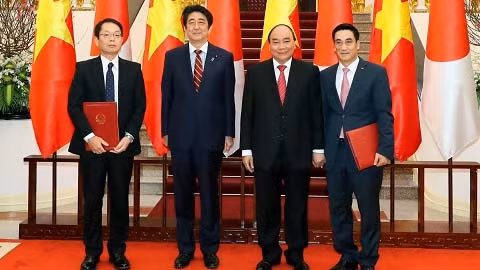 日本向越南两个项目提供210亿日元的官方开发援助资金 ảnh 1