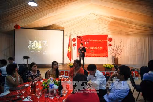 越南驻中国大使馆举行2017丁酉年春节见面会 ảnh 2