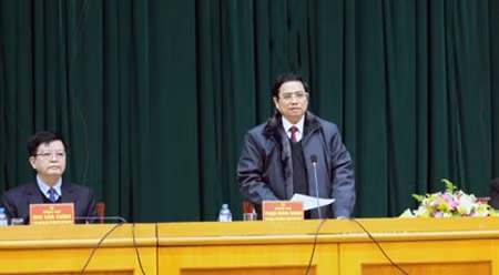 越共中央组织部部长范明正赴谅山省调研 ảnh 1