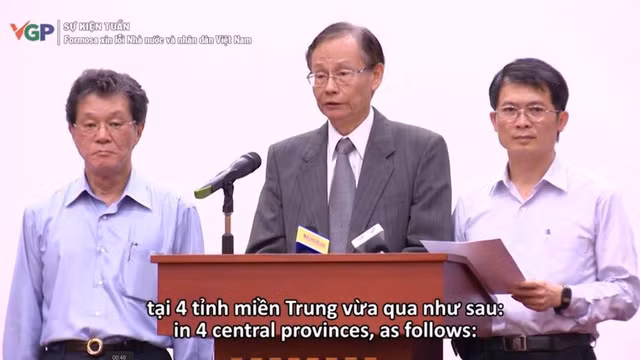 越南中部四省大量鱼死亡事故：台塑河静钢铁兴业有限责任公司董事长向越南人民致歉（全文） ảnh 1