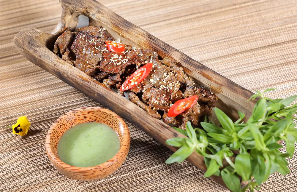 竹筒烤牛肉 ảnh 1
