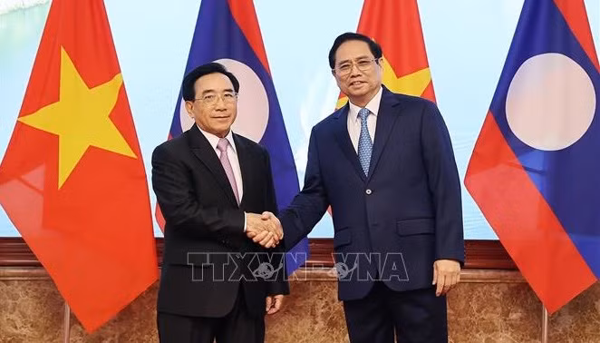 政府总理范明政对老挝进行正式访问：进一步促进越老两国之间的合作 ảnh 2