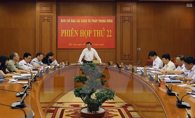 越南国家主席张晋创主持召开中央司法改革指导委员会第22次会议 ảnh 1 越南国家主席张晋创主持召开中央司法改革指导委员会第22次会议 ảnh 1