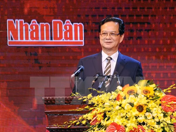 越南《人民报》社的人民电视频道正式开播 ảnh 1