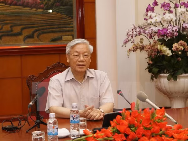越共中央总书记阮富仲：积极主动推动越日关系走向深入 ảnh 1