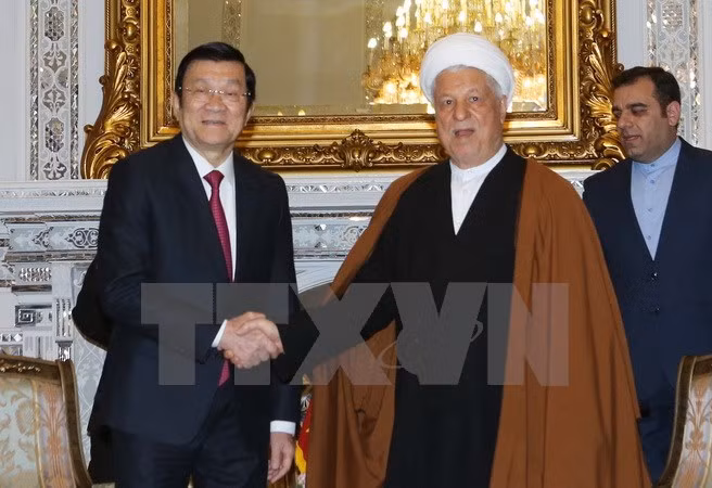 越南国家主席张晋创会见伊朗议会议长和专家会议主席 ảnh 1 越南国家主席张晋创会见伊朗议会议长和专家会议主席 ảnh 1