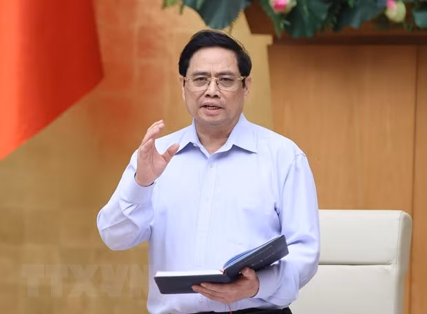 政府总理范明政：全力以赴加强胡志明市和南部各地疫情管控 ảnh 1