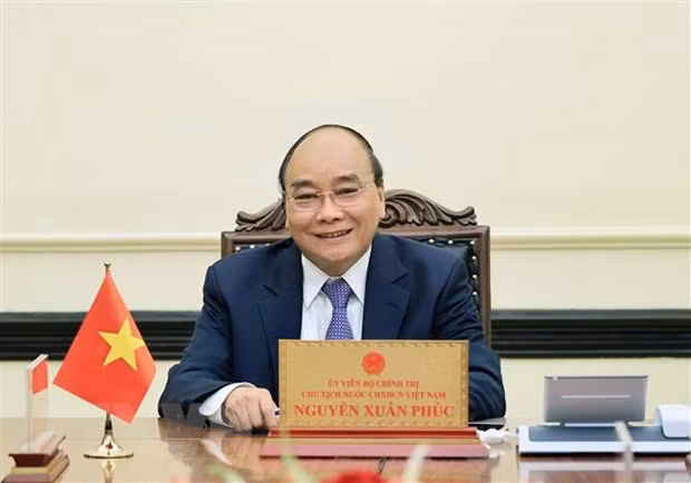 越南国家主席阮春福与印尼总统佐科·维多多通电话 ảnh 1 越南国家主席阮春福与印尼总统佐科·维多多通电话 ảnh 1