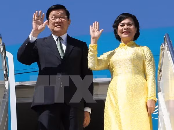 越南国家主席张晋创会见伊朗最高领袖哈梅内伊 ảnh 1 越南国家主席张晋创会见伊朗最高领袖哈梅内伊 ảnh 1