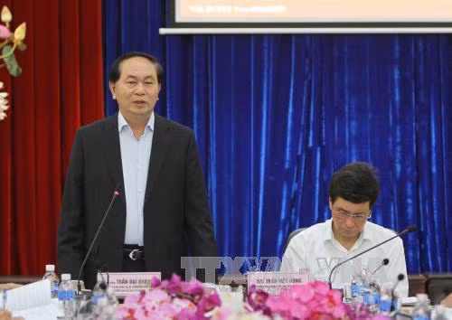 陈大光大将：西原地区要采取配套措施 做好防旱抗旱工作 ảnh 1